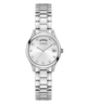 GW0385L1 GUESS Ladies 31mm Silver-Tone Day/Date Dress Watch primary image