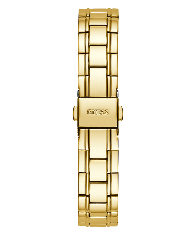 GW0385L2 GUESS Ladies 31mm Gold-Tone Day/Date Dress Watch strap image