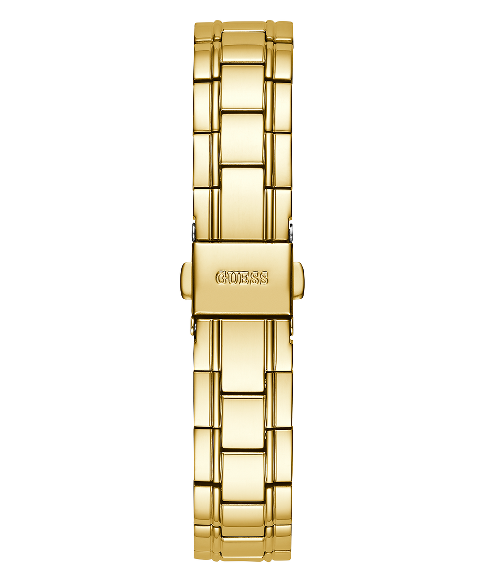 GW0385L2 GUESS Ladies 31mm Gold-Tone Day/Date Dress Watch strap image