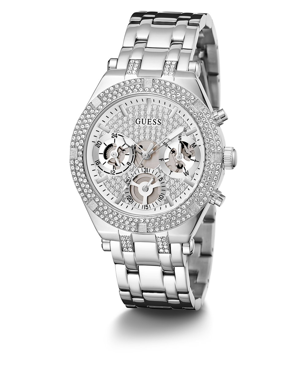 GUESS Ladies Silver Tone Multi-function Watch - GW0440L1 | GUESS Watches US