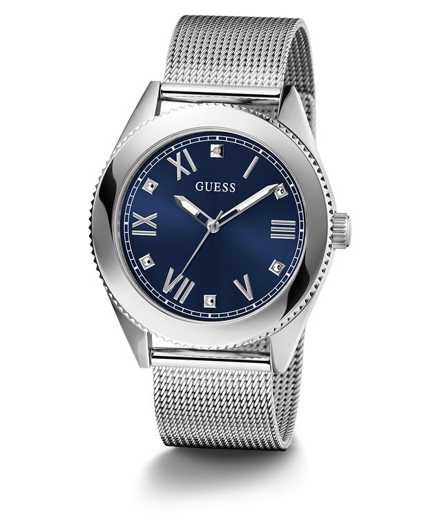 GUESS Mens Silver Tone Analog Watch - GW0495G5 | GUESS GUESS Mens Silver Tone Analog Watch - GW0495G5 | GUESS