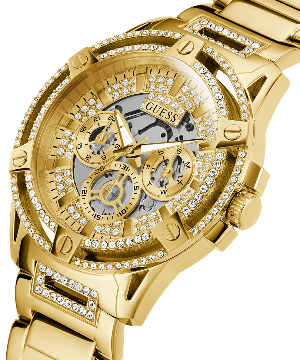 Guess Mainline Big Reveal Watch Gold/Gold