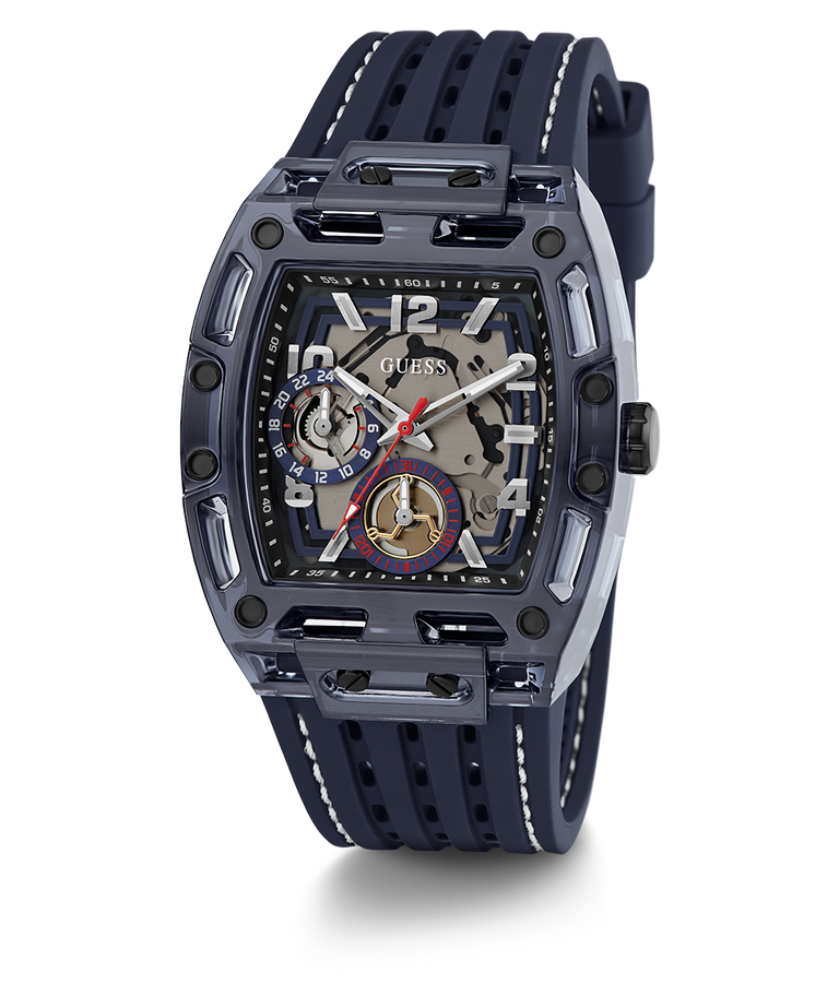 GUESS Mens Blue Navy Multi-function Watch