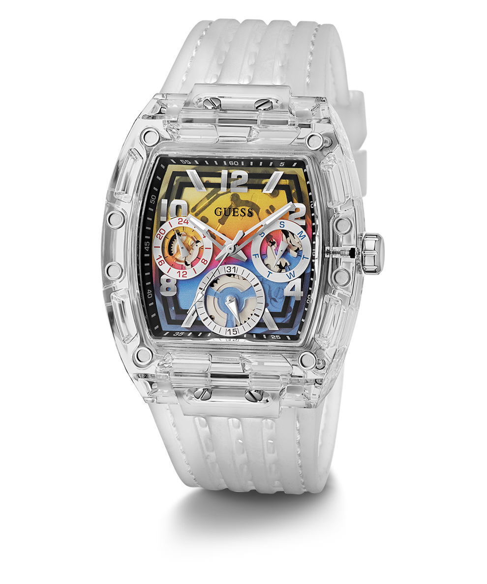 GUESS Mens Clear Multi-function Watch - GW0499G3 | GUESS Watches US