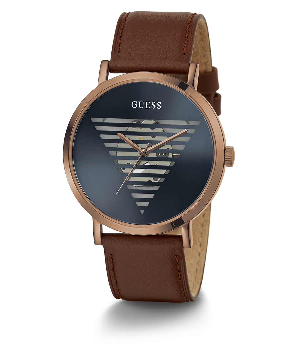 Guess Male Gold Analog Stainless Steel Watch | Guess – Just In Time