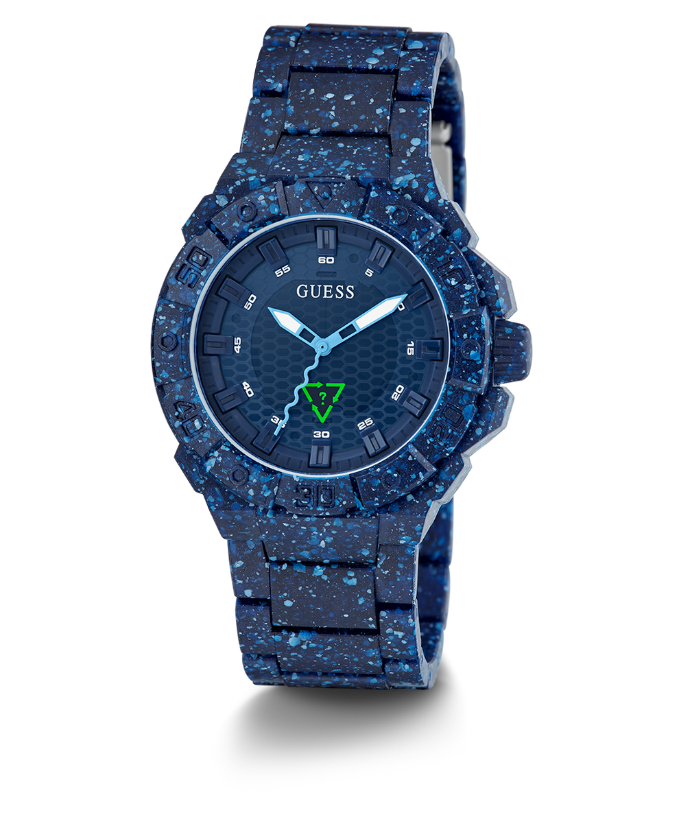 ECO FRIENDLY TIDE OCEAN PLASTIC NAVY WATCH GW0507G1 GUESS