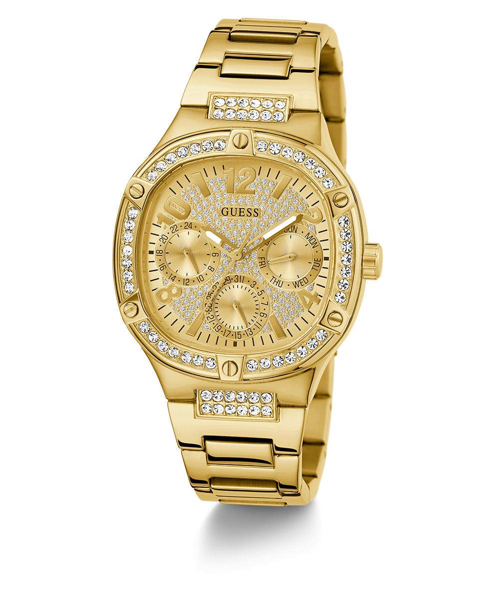 GUESS Ladies Black Gold Tone Multi-function Watch - GW0451L1 | GUESS Watches  US