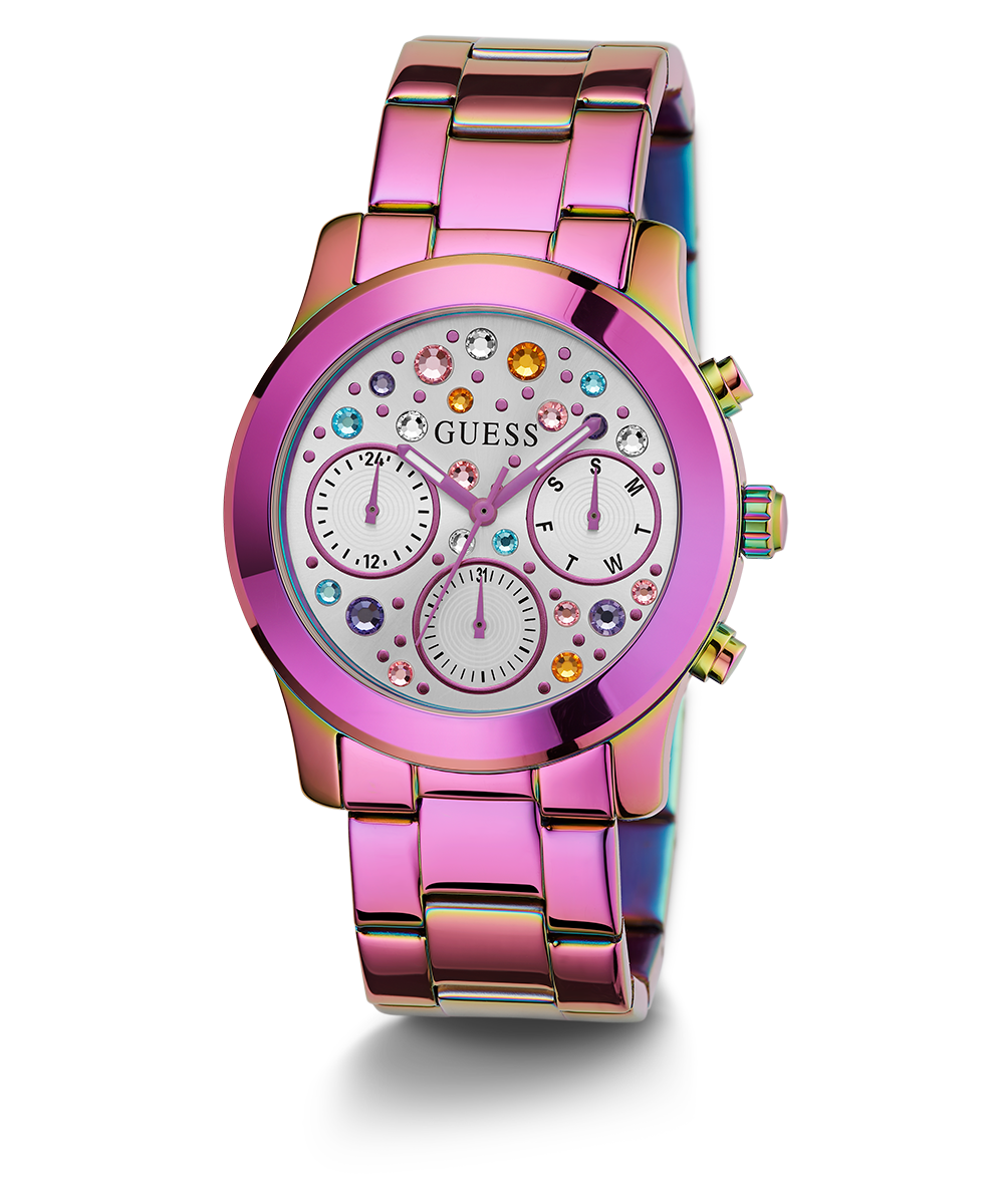 Guess - Ladies Emblem Logo Rose Tone Watch - GW0485L2 - 785669