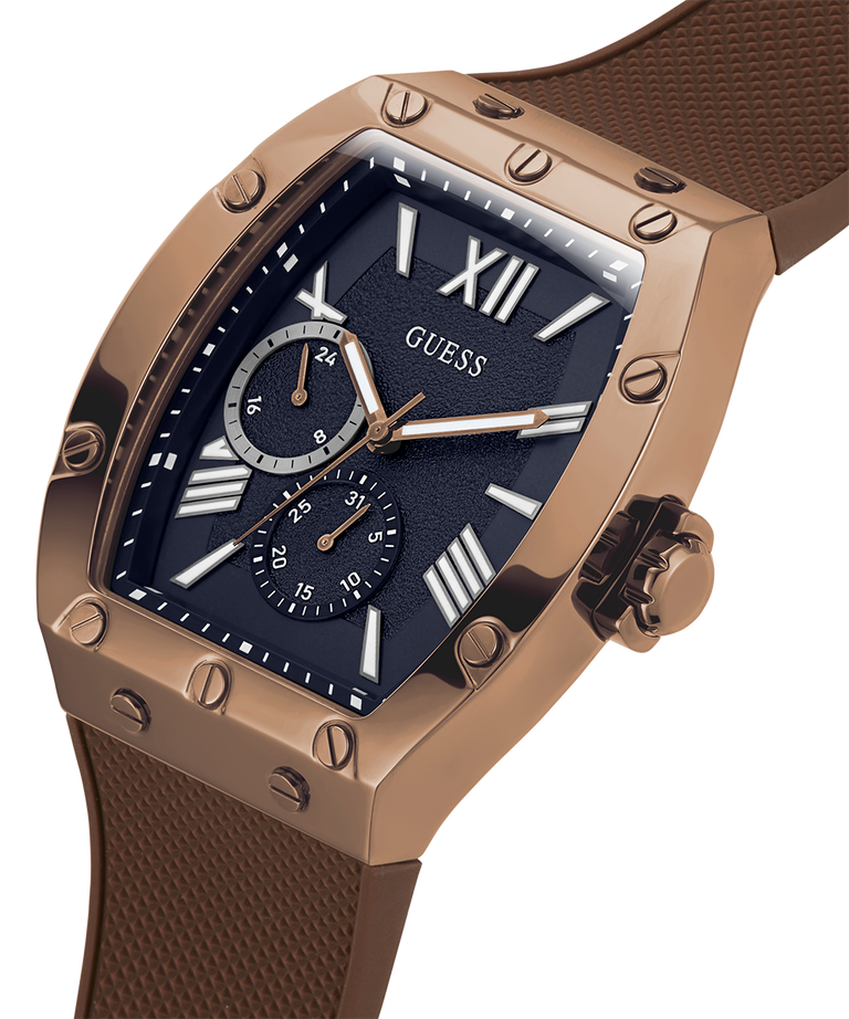 GUESS Mens Brown Coffee Multi-function Watch - GW0568G1 | GUESS Watches US | Quarzuhren