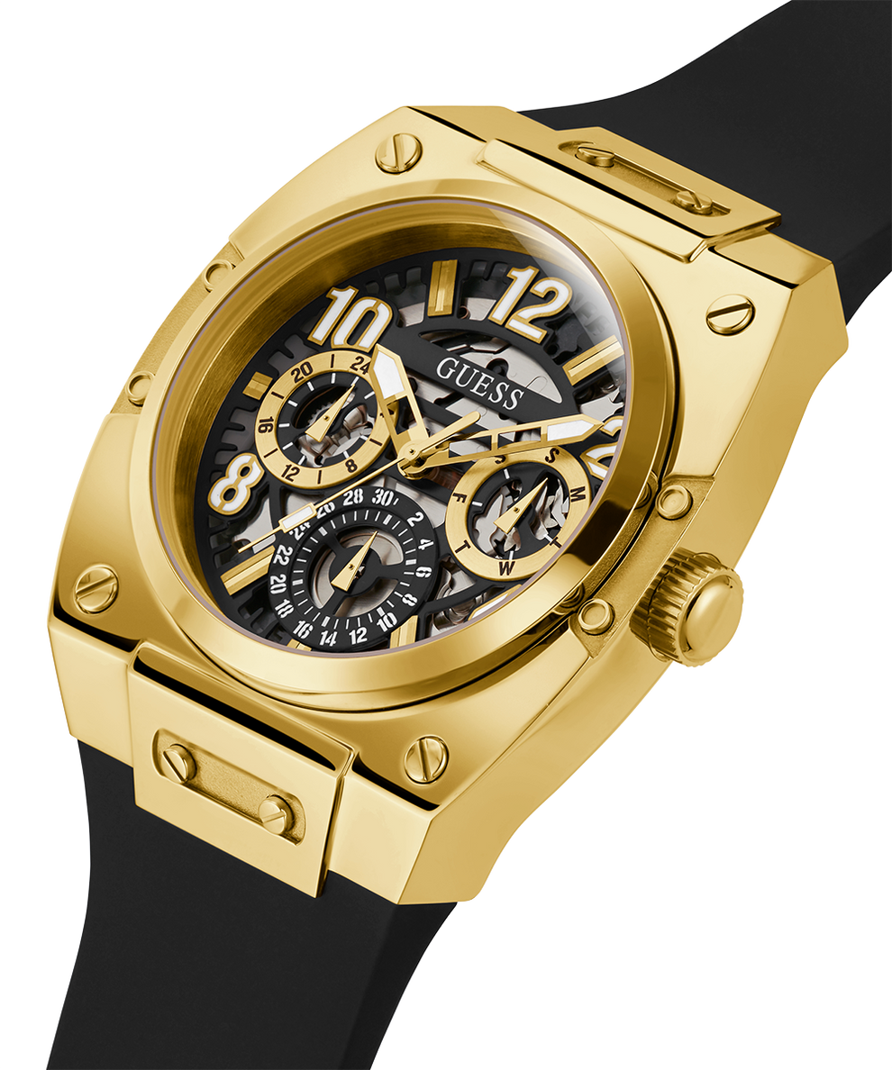 GUESS Mens Black Gold Tone Multi-function Watch - GW0569G2 | GUESS Watches  US