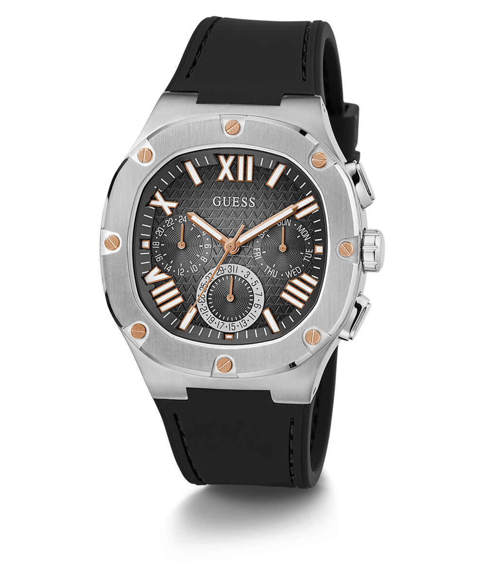 Tone Silver Black | GW0571G1 US Mens Multi-function - Watches GUESS GUESS Watch