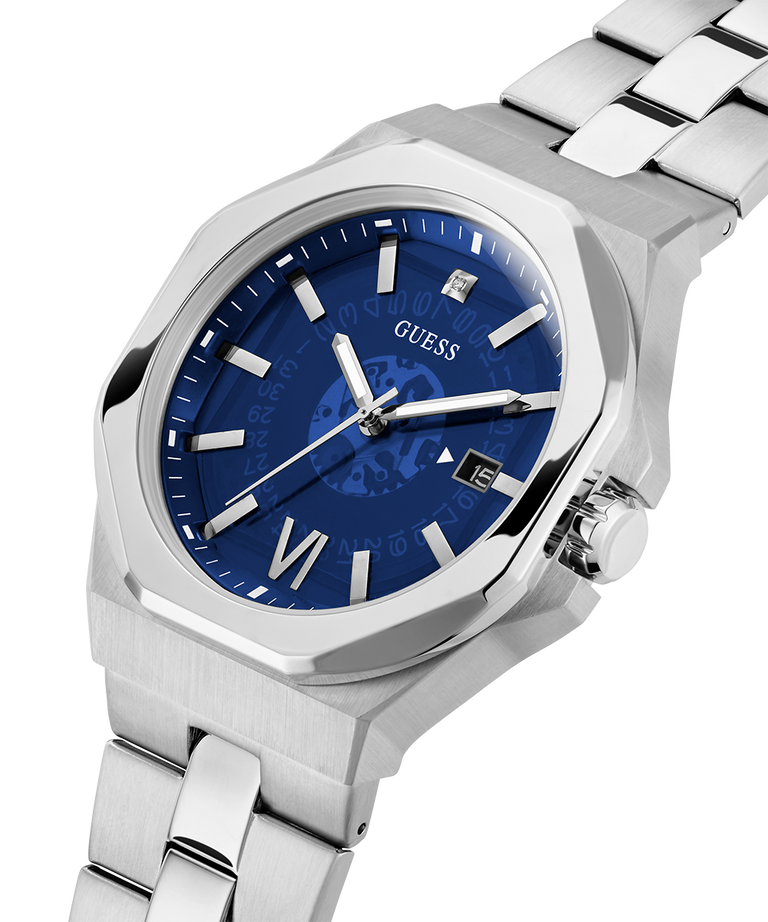 Guess watch 2025 blue face