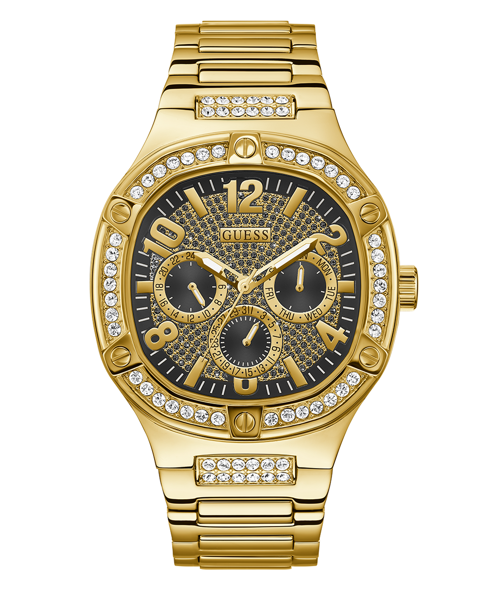 Reloj GUESS hombre dorado con piedras BARON - GW0517G2 – Pasarela Roja