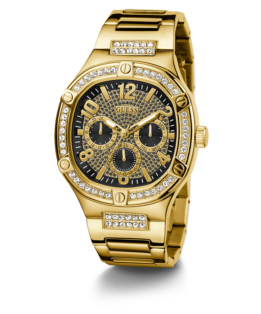 GUESS Stainless Steel Mens G95310G Rectangle Diamond Men's Quartz Watch No  Case | eBay
