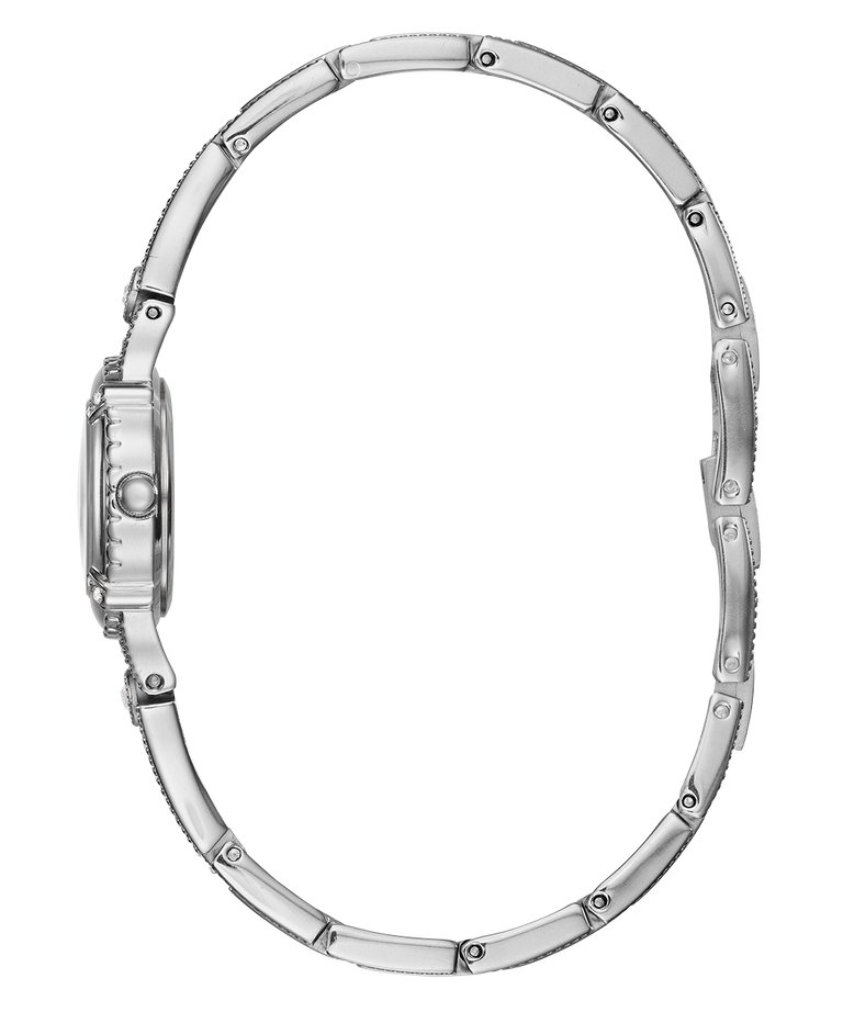 U0135L1 GUESS Ladies 22mm Silver-Tone Analog Jewelry Watch profile image