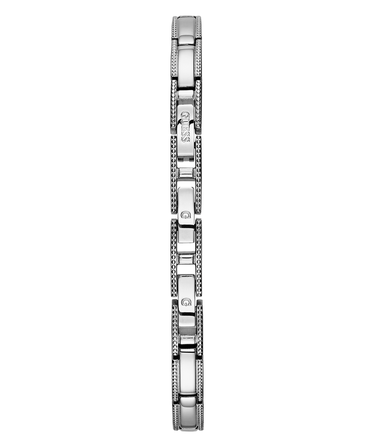 U0135L1 GUESS Ladies 22mm Silver-Tone Analog Jewelry Watch strap image