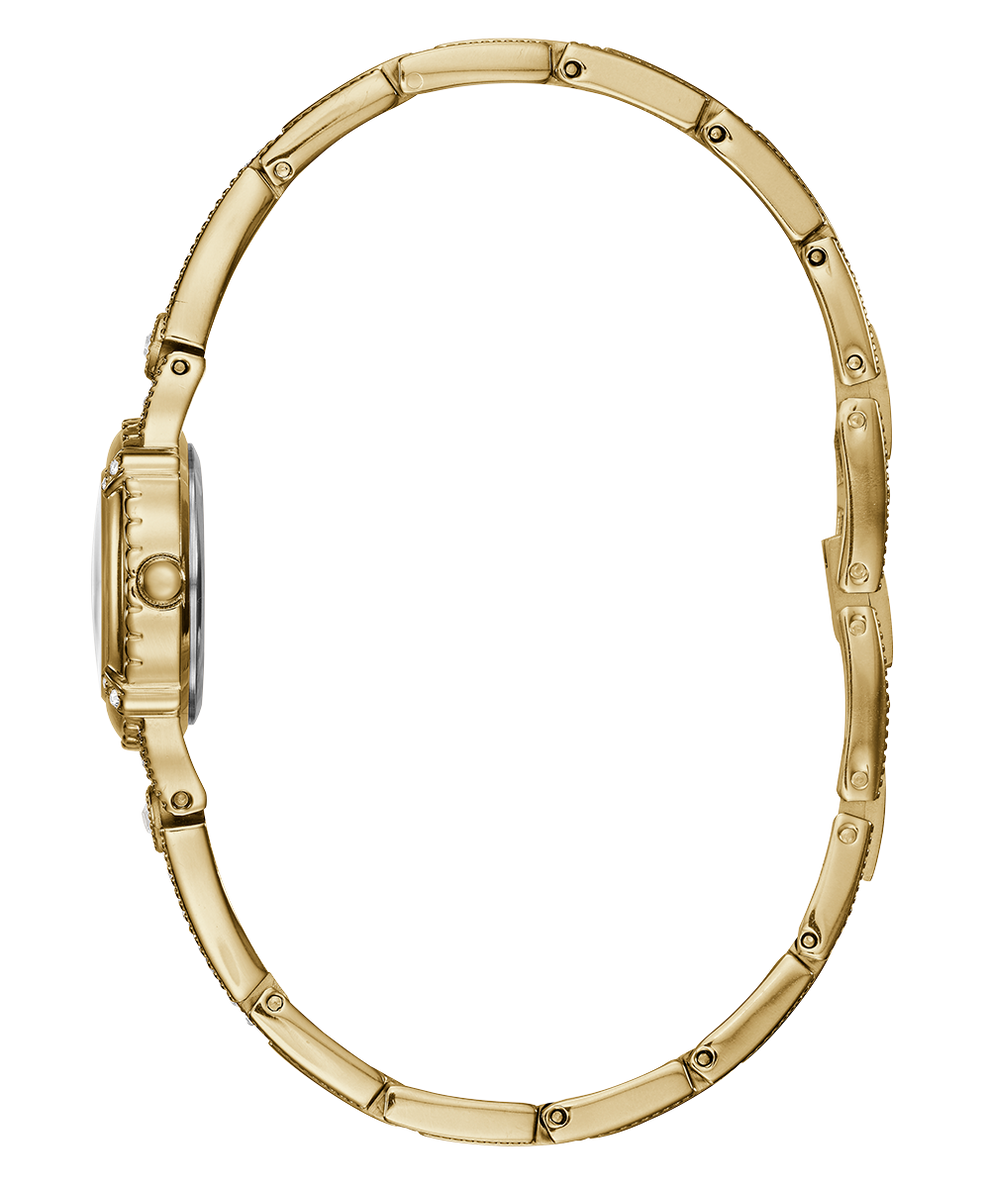 U0135L2 GUESS Ladies 22mm Gold-Tone Analog Jewelry Watch profile image