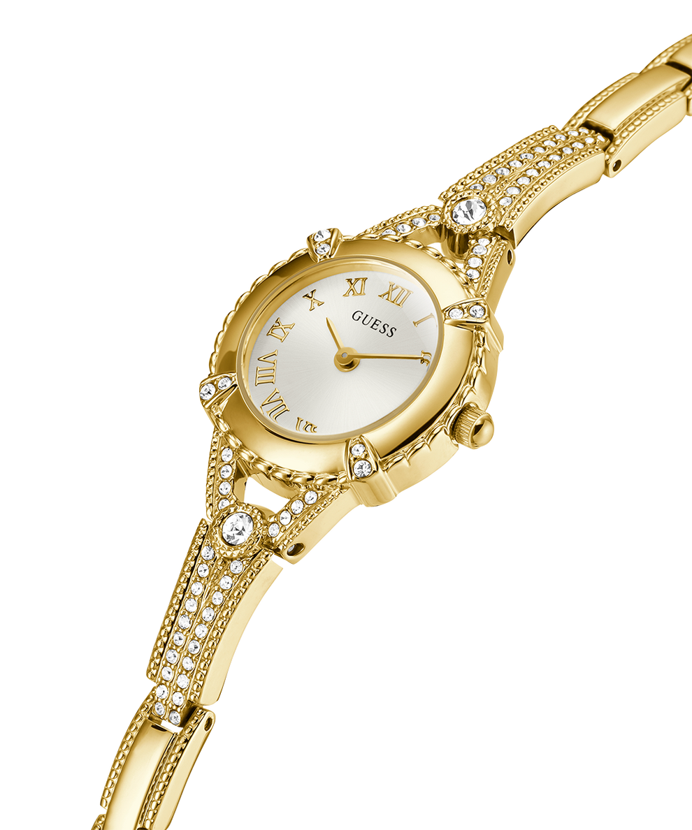 Guess watch women's gold tone bracelet 22mm u0135l2 best sale