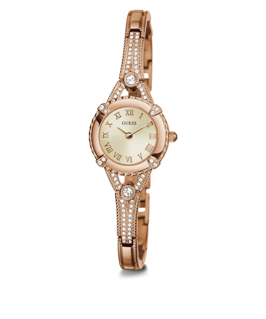 U0135L3 GUESS Ladies 22mm Rose Gold-Tone Analog Jewelry Watch alternate image
