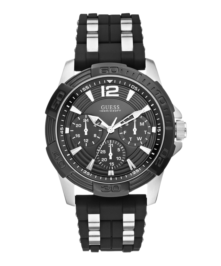 Tone Multi-function Mens Black | Silver GUESS Watch GUESS U0366G1 - Watches US
