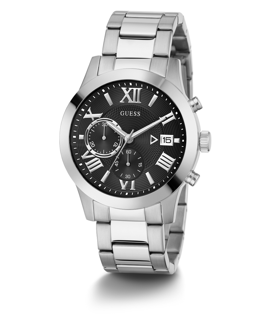 GUESS Mens Silver Tone Chronograph Watch - U0668G3 | GUESS Watches US