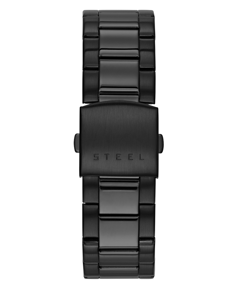 U0668G5 GUESS Mens 45mm Black Chronograph Dress Watch strap image