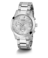 GUESS Mens Silver Tone Chronograph Watch U0668G7 GUESS Watches US