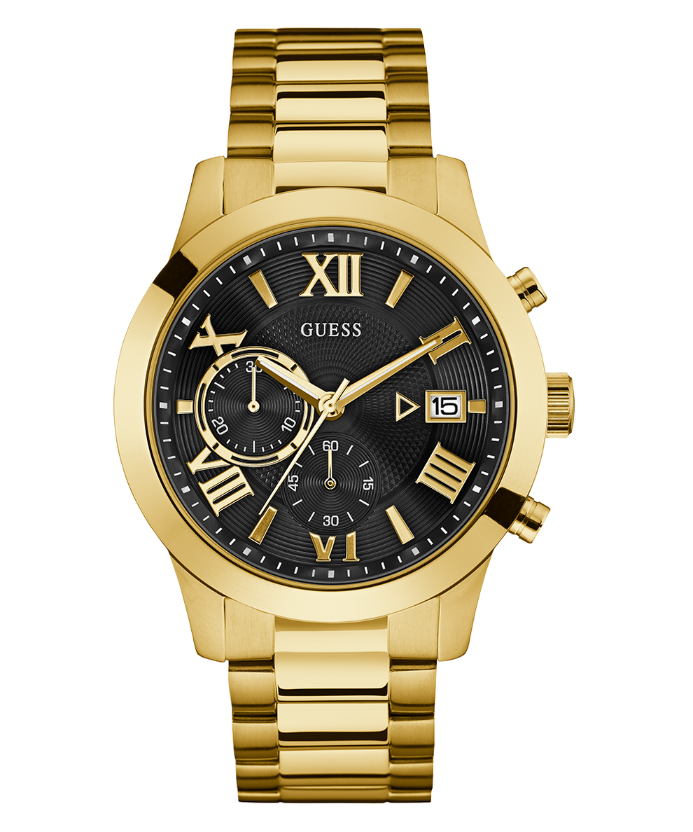 GUESS Mens Gold Tone Chronograph Watch U0668G8 GUESS Watches US