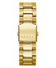 U0668G8 GUESS Mens 45mm Gold-Tone Chronograph Dress Watch strap image