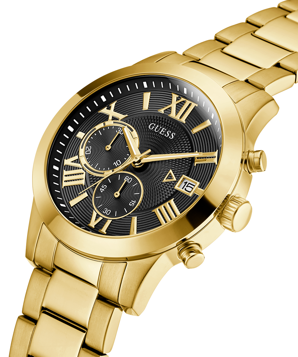 GUESS Mens Gold Tone Chronograph Watch U0668G8 GUESS Watches US