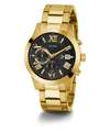 U0668G8 GUESS Mens 45mm Gold-Tone Chronograph Dress Watch alternate image
