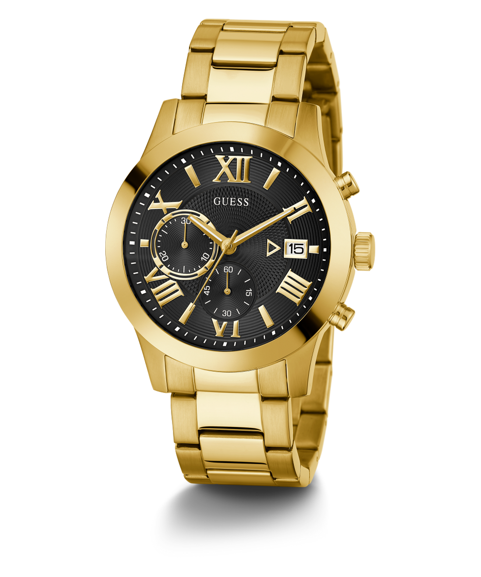 GUESS Mens Gold Tone Chronograph Watch U0668G8 GUESS Watches US