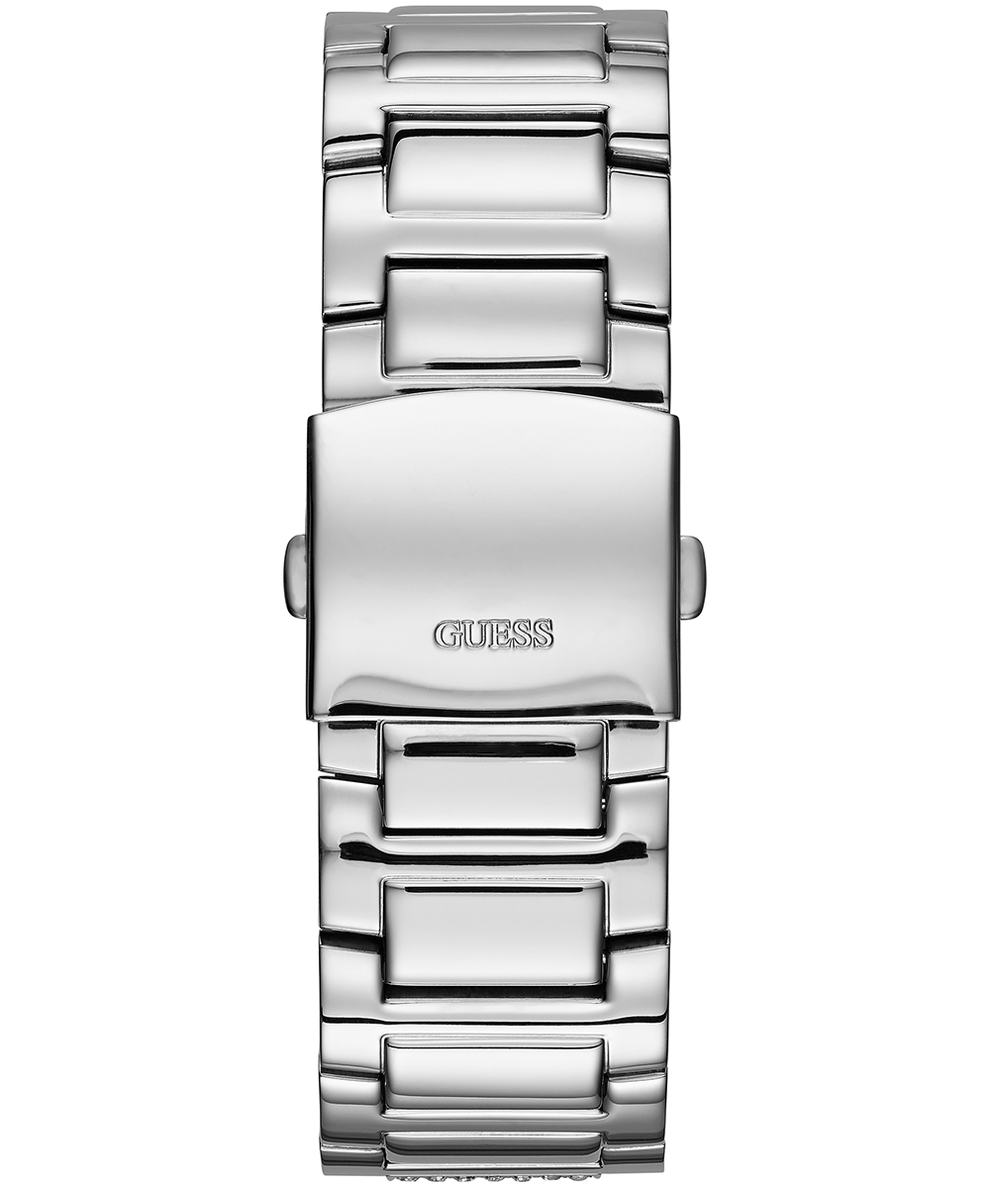 U0799G1 GUESS Mens 48mm Silver-Tone Multi-function Sport Watch strap image