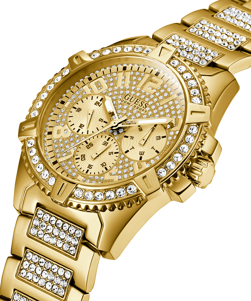 GUESS Mens Gold Tone Multi-function GUESS | Watch US U0799G2 - Watches