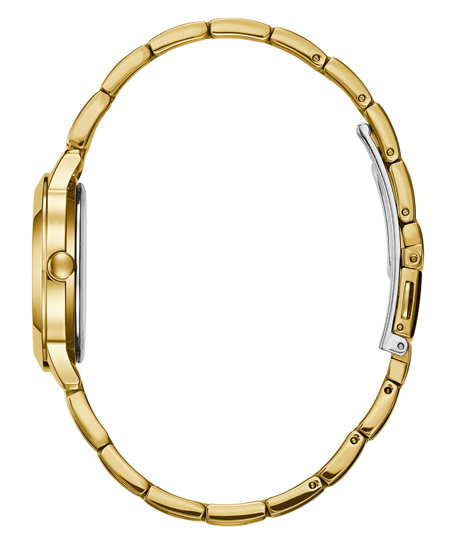U0989L2 GUESS Ladies 30mm Gold-Tone Analog Dress Watch profile image