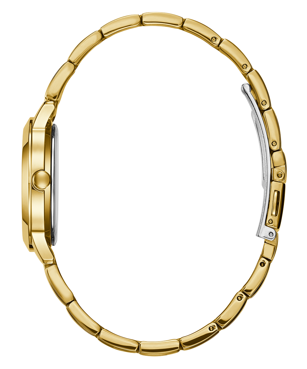 U0989L2 GUESS Ladies 30mm Gold-Tone Analog Dress Watch profile image