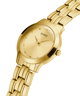 U0989L2 GUESS Ladies 30mm Gold-Tone Analog Dress Watch caseback (with attachment) image lifestyle