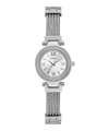 GUESS Ladies Silver Tone Analog Watch U1009L1 GUESS Watches US