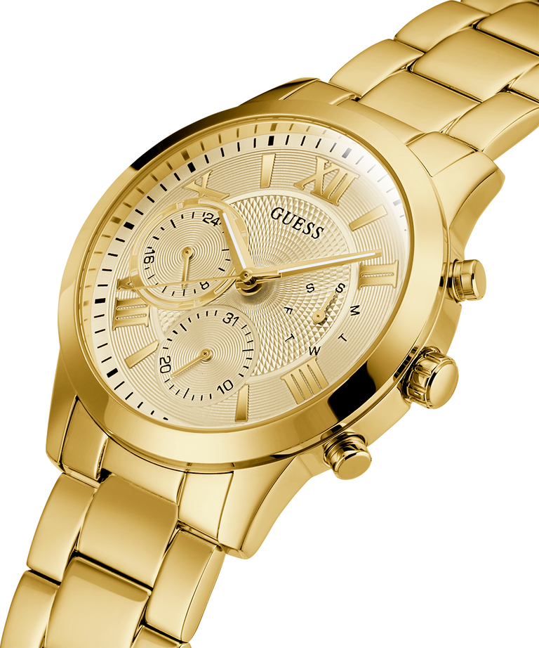U1070L2 GUESS Ladies 40mm Gold-Tone Multi-function Dress Watch caseback (with attachment) image lifestyle