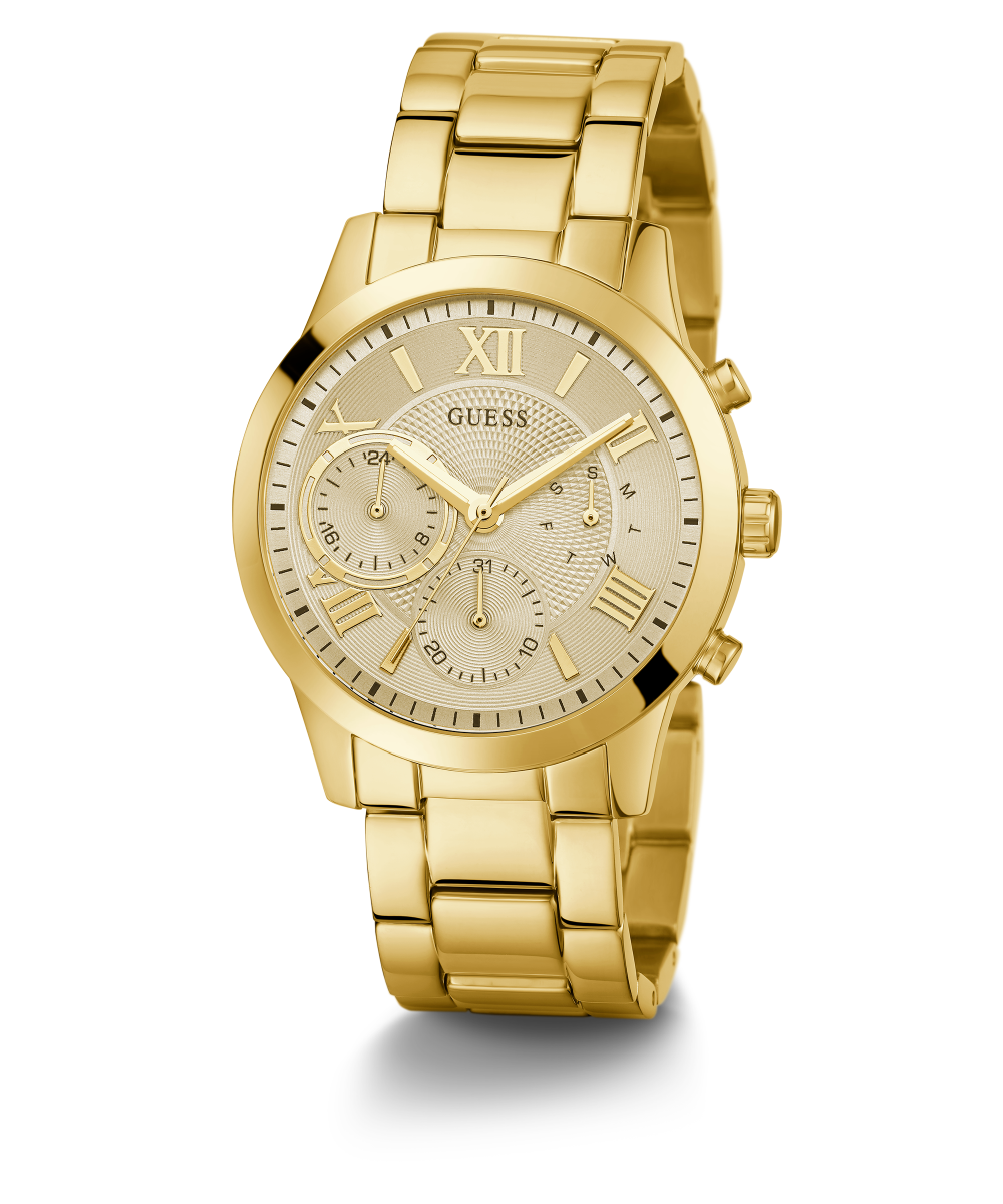 GUESS Ladies Gold Tone Analog Watch - GW0470L2 | GUESS Watches US