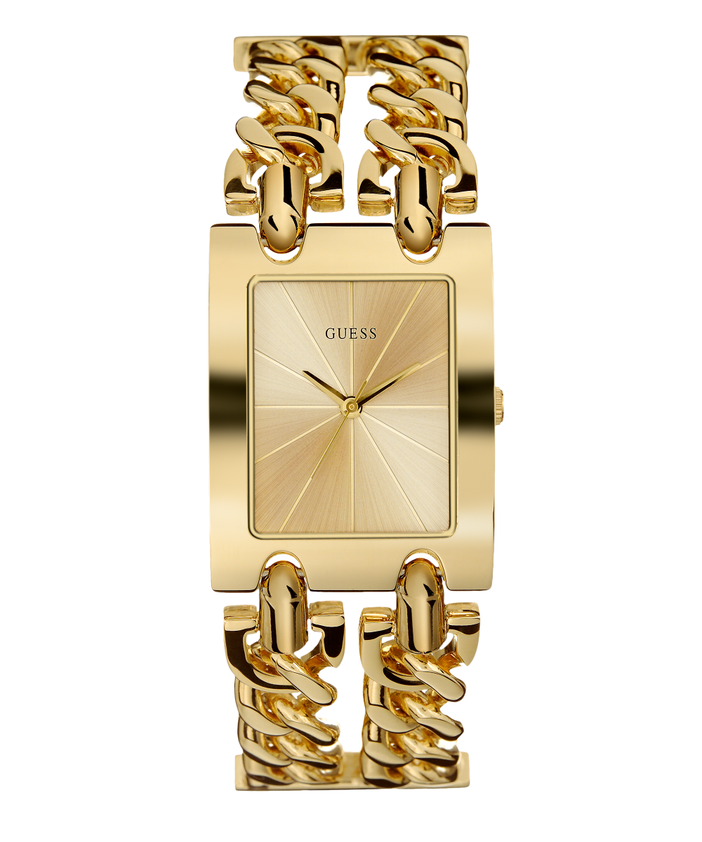 GUESS Ladies Gold Tone Analog Watch - U1117L2 | GUESS Watches US