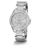 U1156L1 GUESS Ladies 40mm Silver-Tone Multi-function Sport Watch alternate image