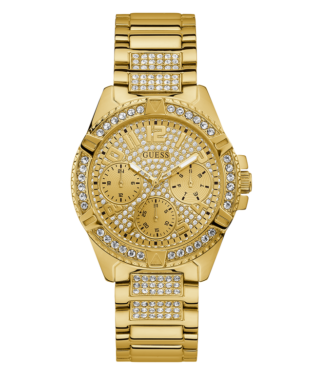 U1156L2 GUESS Ladies 40mm Gold-Tone Multi-function Sport Watch primary image