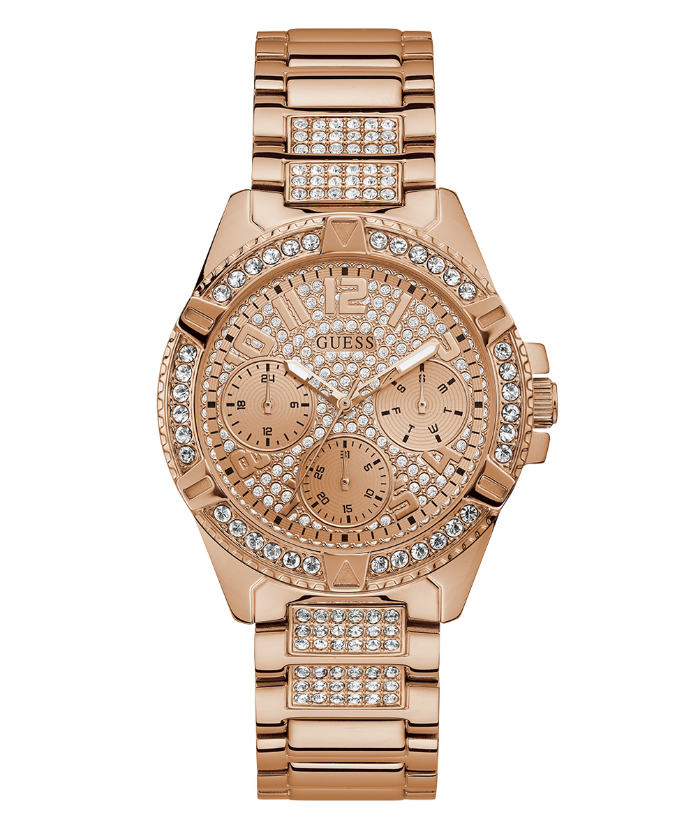 U1156L3 GUESS Ladies 40mm Rose Gold-Tone Multi-function Sport Watch primary image