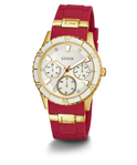 U1157L2 GUESS Ladies 38mm Red & Gold-Tone Multi-function Sport Watch alternate image