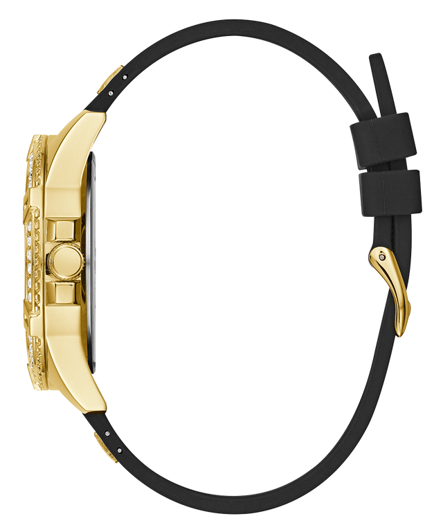 U1160L1 GUESS Ladies 40mm Black & Gold-Tone Multi-function Sport Watch profile image