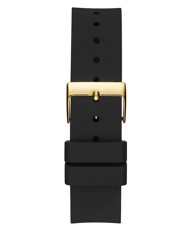U1160L1 GUESS Ladies 40mm Black & Gold-Tone Multi-function Sport Watch strap image