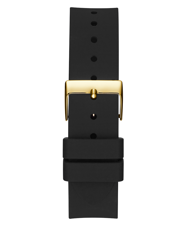 U1160L1 GUESS Ladies 40mm Black & Gold-Tone Multi-function Sport Watch strap image