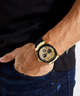 U1257G1 GUESS Mens 45mm Black & Gold-Tone Analog Sport Watch alternate 2 image
