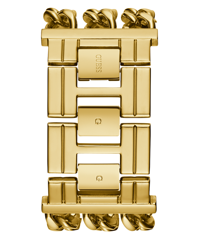 U1275L2 GUESS Ladies 47mm Gold-Tone Analog Trend Watch strap image
